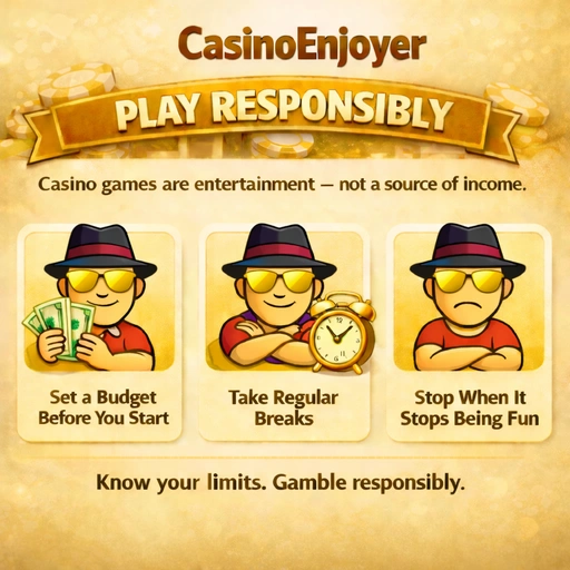 Play responsibly. Gambling should be fun, not a way to make money. Set limits and know when to stop.